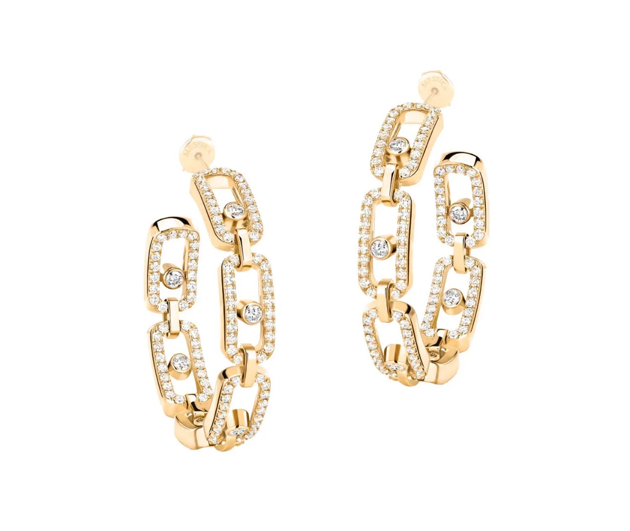 Mollyanne Diamanté Hoop Earrings