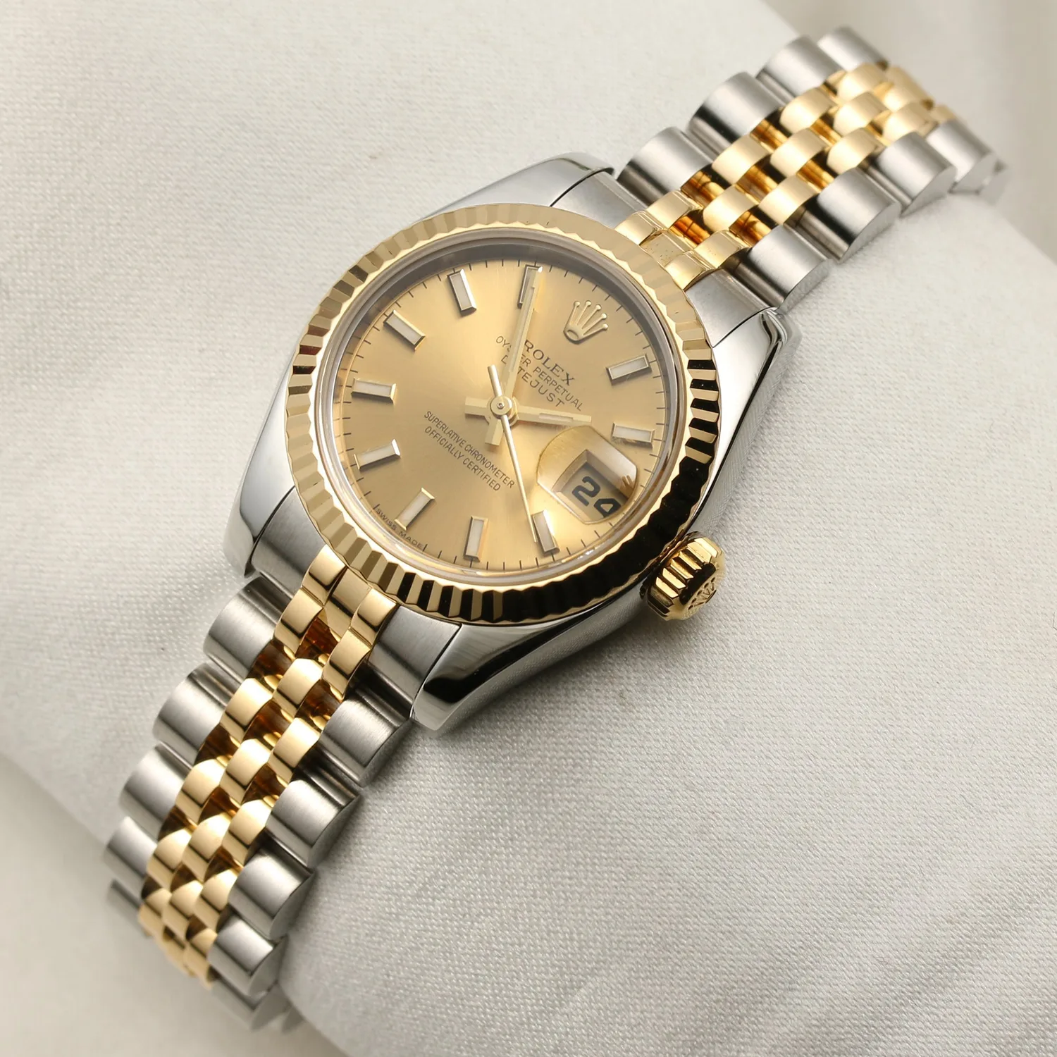 Classic Golden Combo Watch