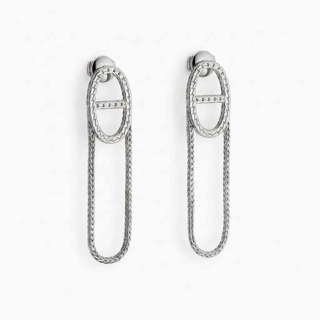 Classy H’emes Earrings ( in gold & silver)