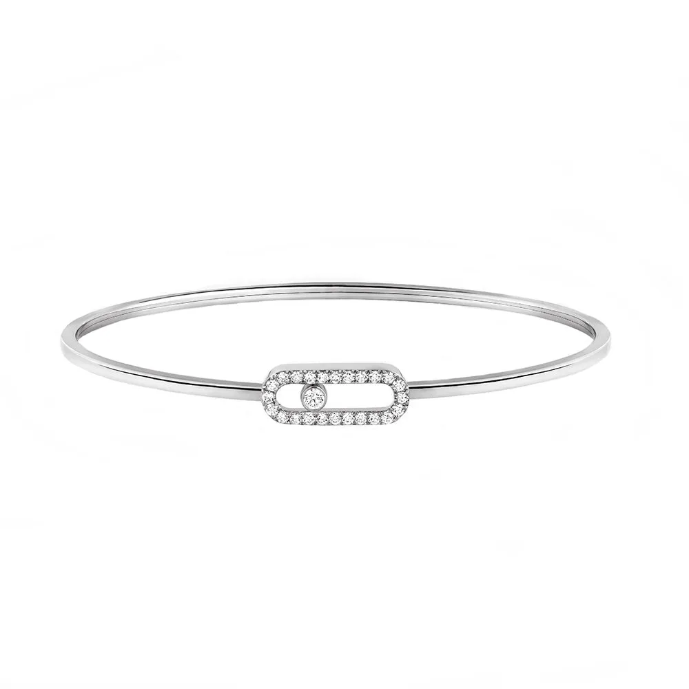 Mollyanne Bangle (silver & gold & rose gold)