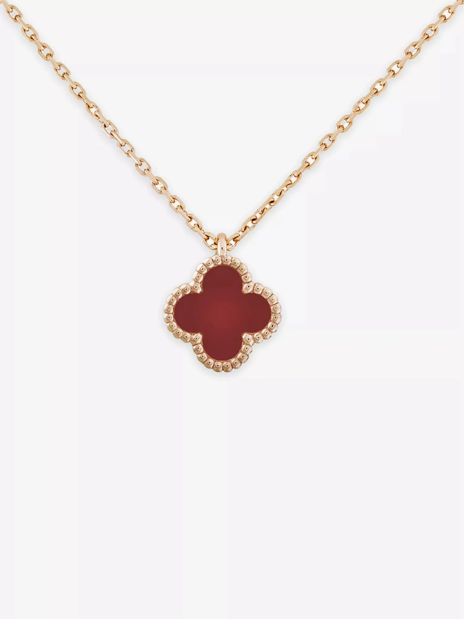 Small Rose Pendant Necklace
