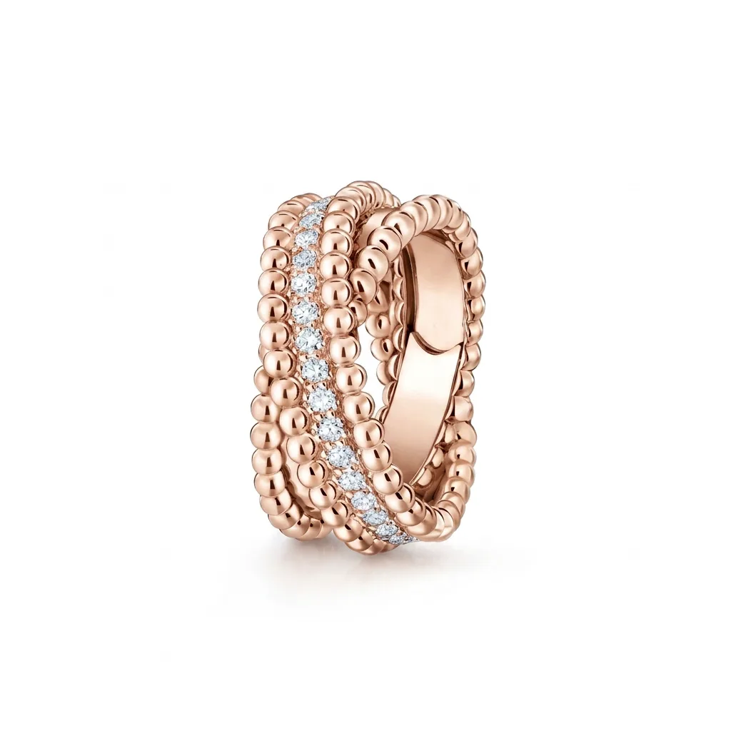 Maya VC Diamanté Sterling Ring (in gold, silver & rose gold)