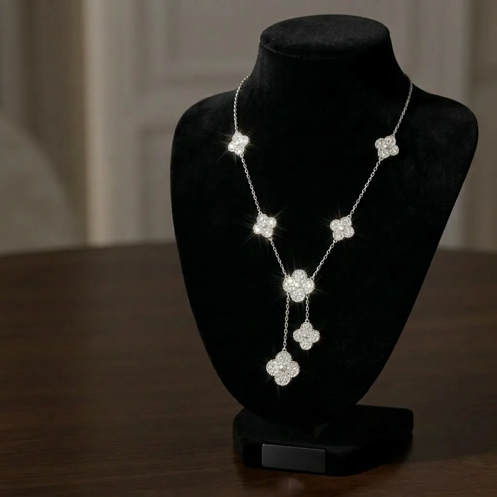 White Gold VC Magic Necklace