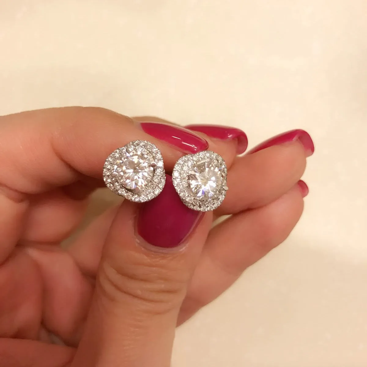 Trinty Diamanté Paris Earrings