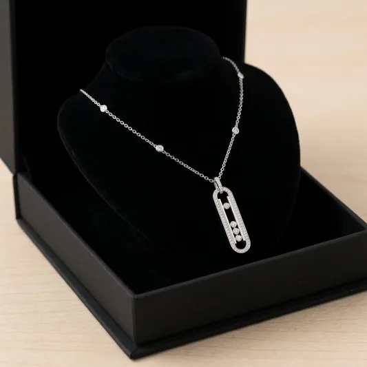 Molly Single Necklace (in silver & gold)