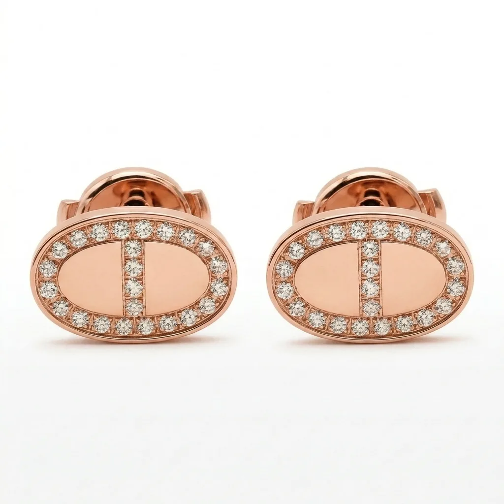 Classy H’emes Earrings (in gold, rose gold & silver)