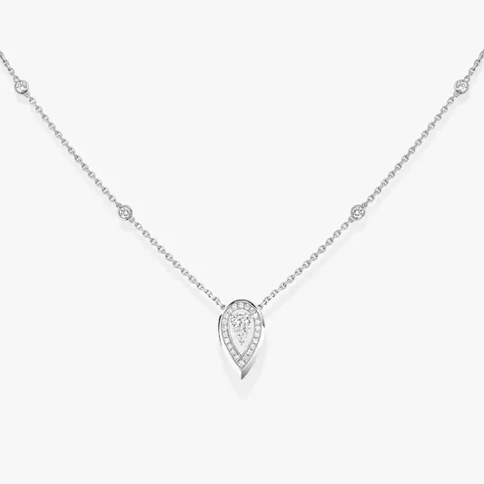 Mollyanne Ice Silver Necklace