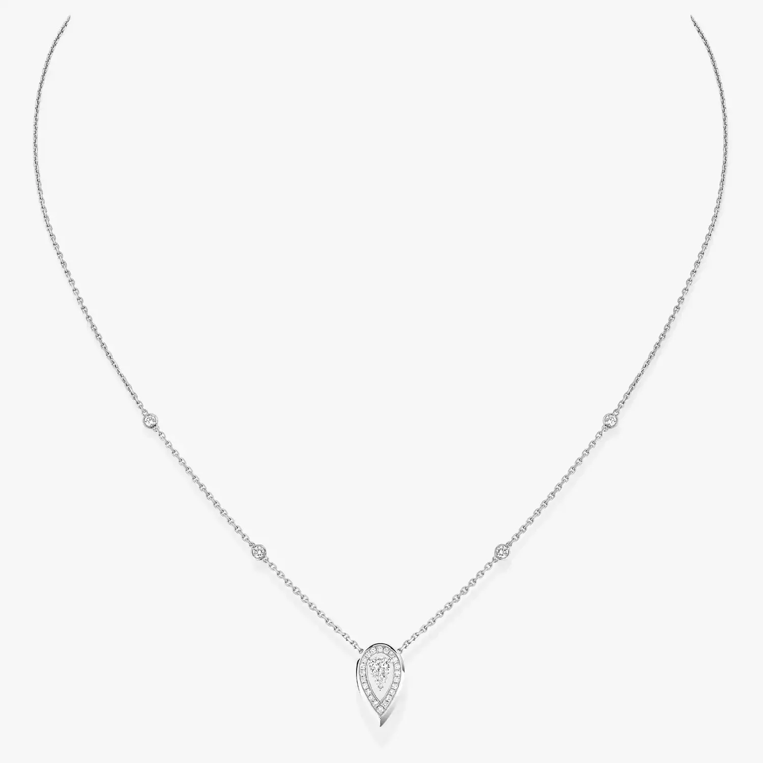 Mollyanne Ice Silver Necklace
