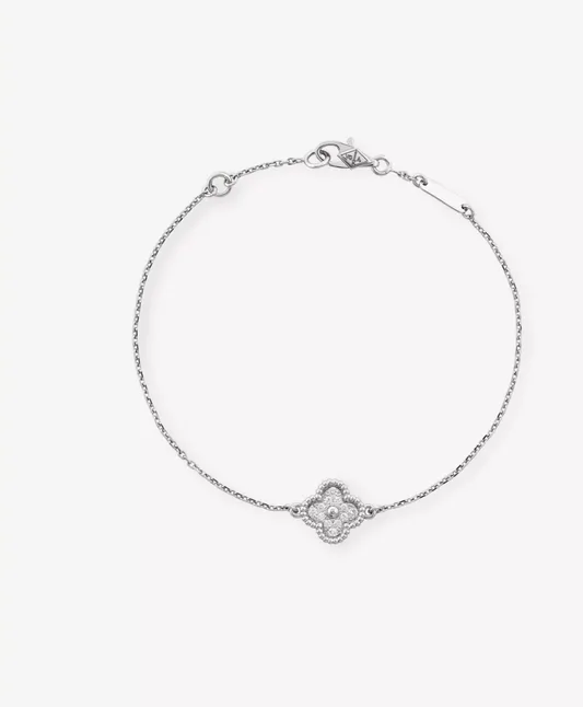 Lindsay Silver Diamanté Bracelet