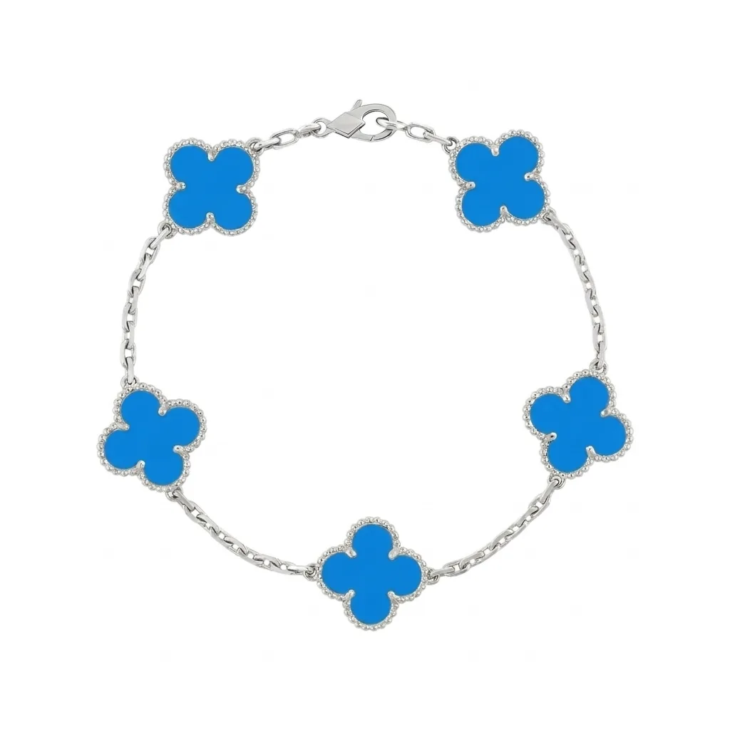 Ocean Blue Lindsay Bracelet (gold or silver) (diamanté & plain)