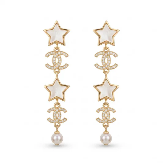 Chana Star Bliss Drop Earrings