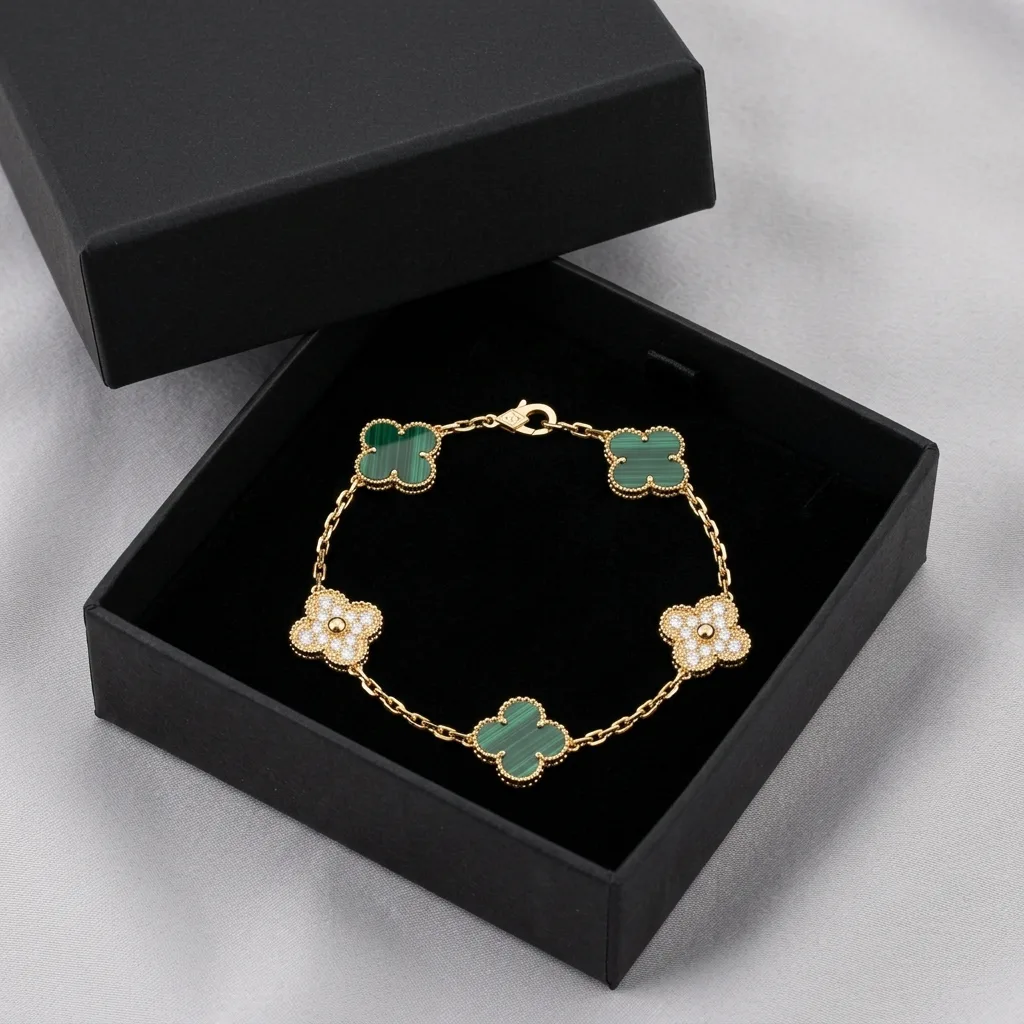 Green Diamanté Lindsay Bracelet