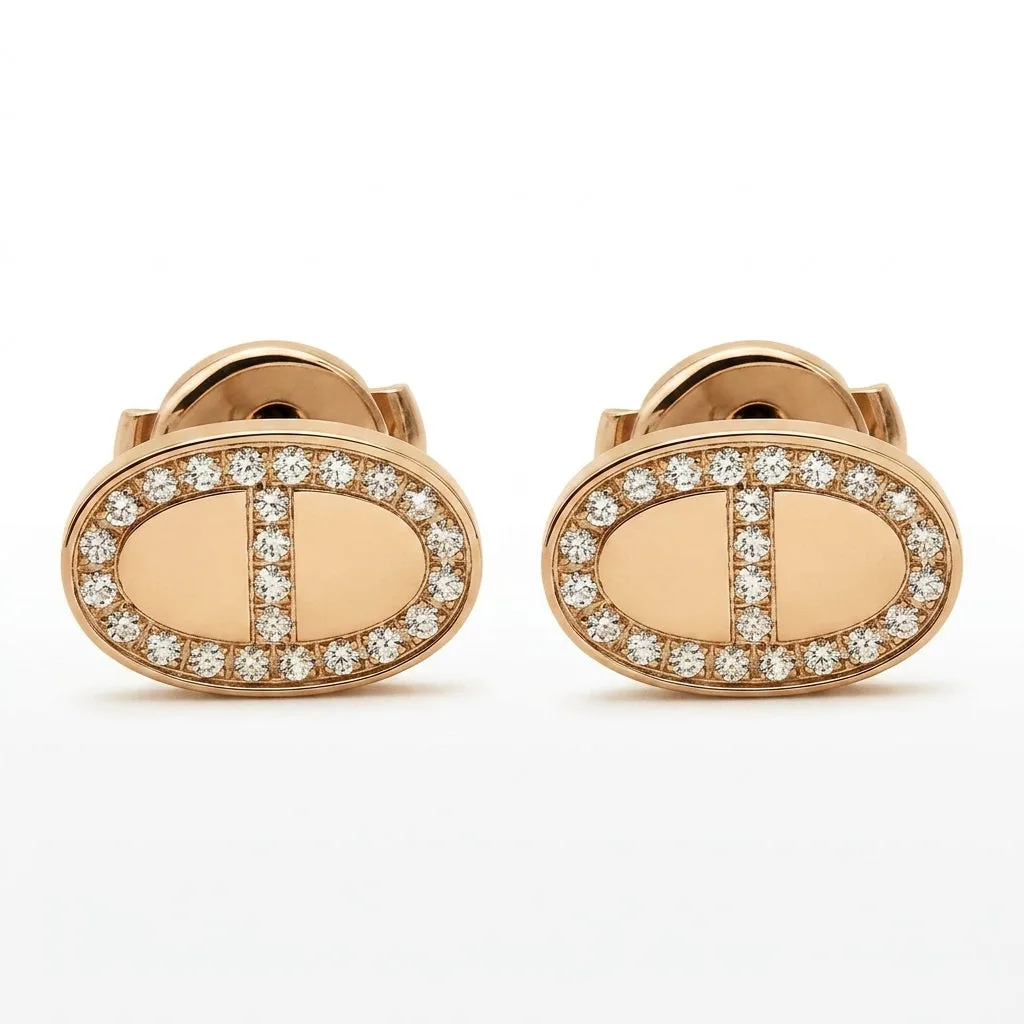 Classy H’emes Earrings (in gold, rose gold & silver)
