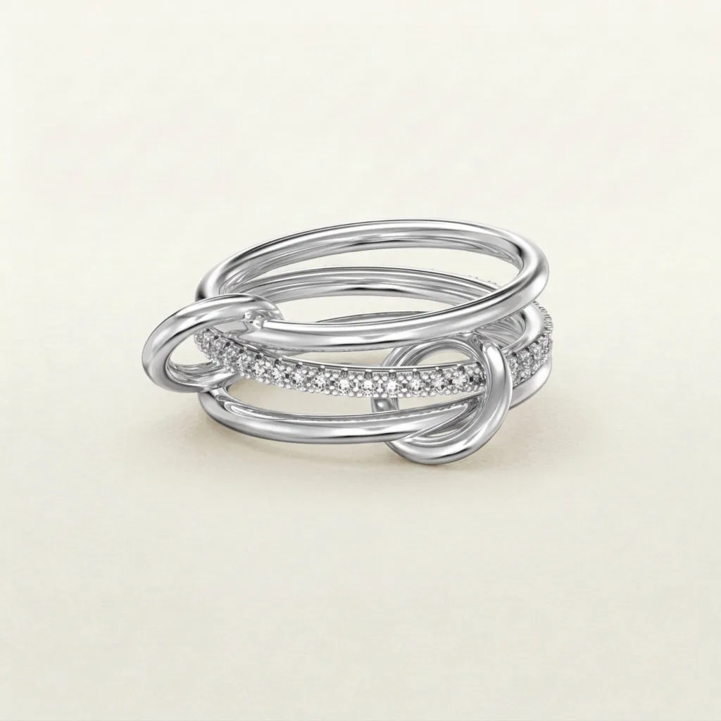 Sorell Layer Ring (gold & silver)