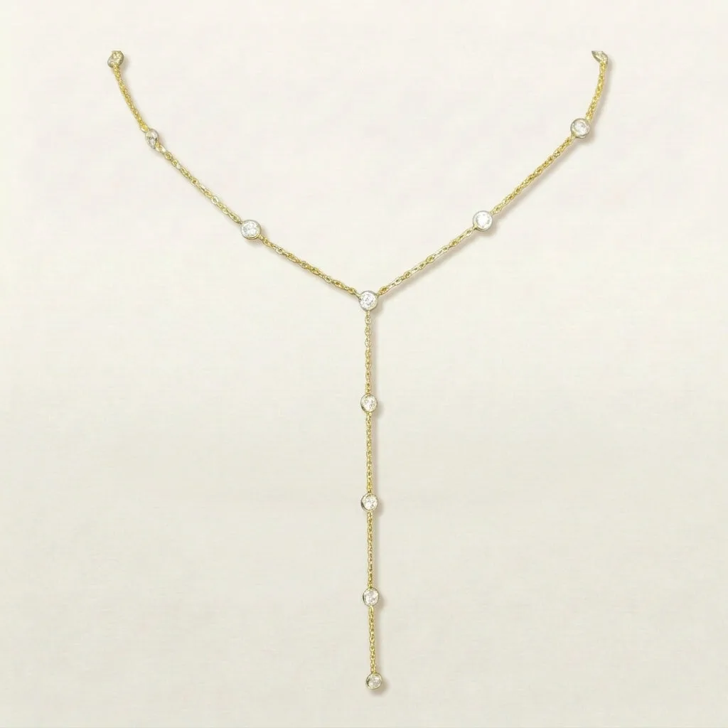 Alai Layer Diamond Drop Necklace