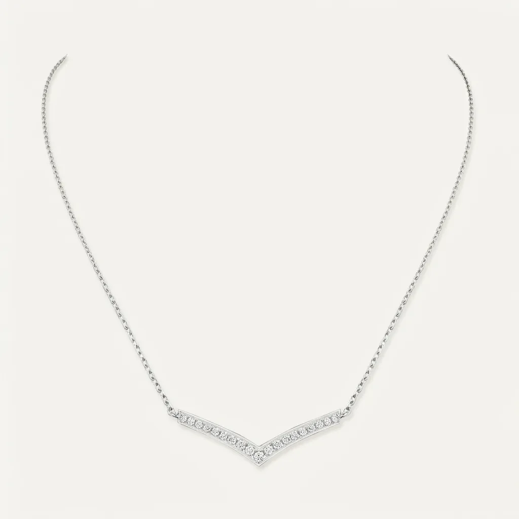 Gigi Diamanté White Gold Necklace