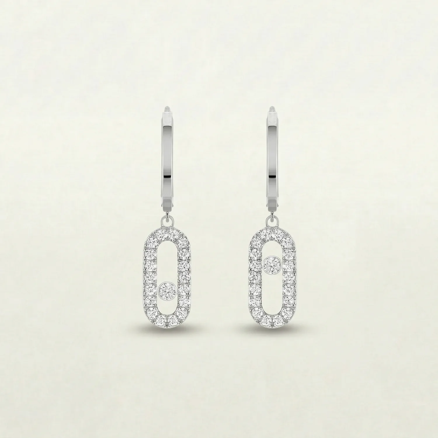 Elara Diamante Hoop Earrings (in gold & silver)