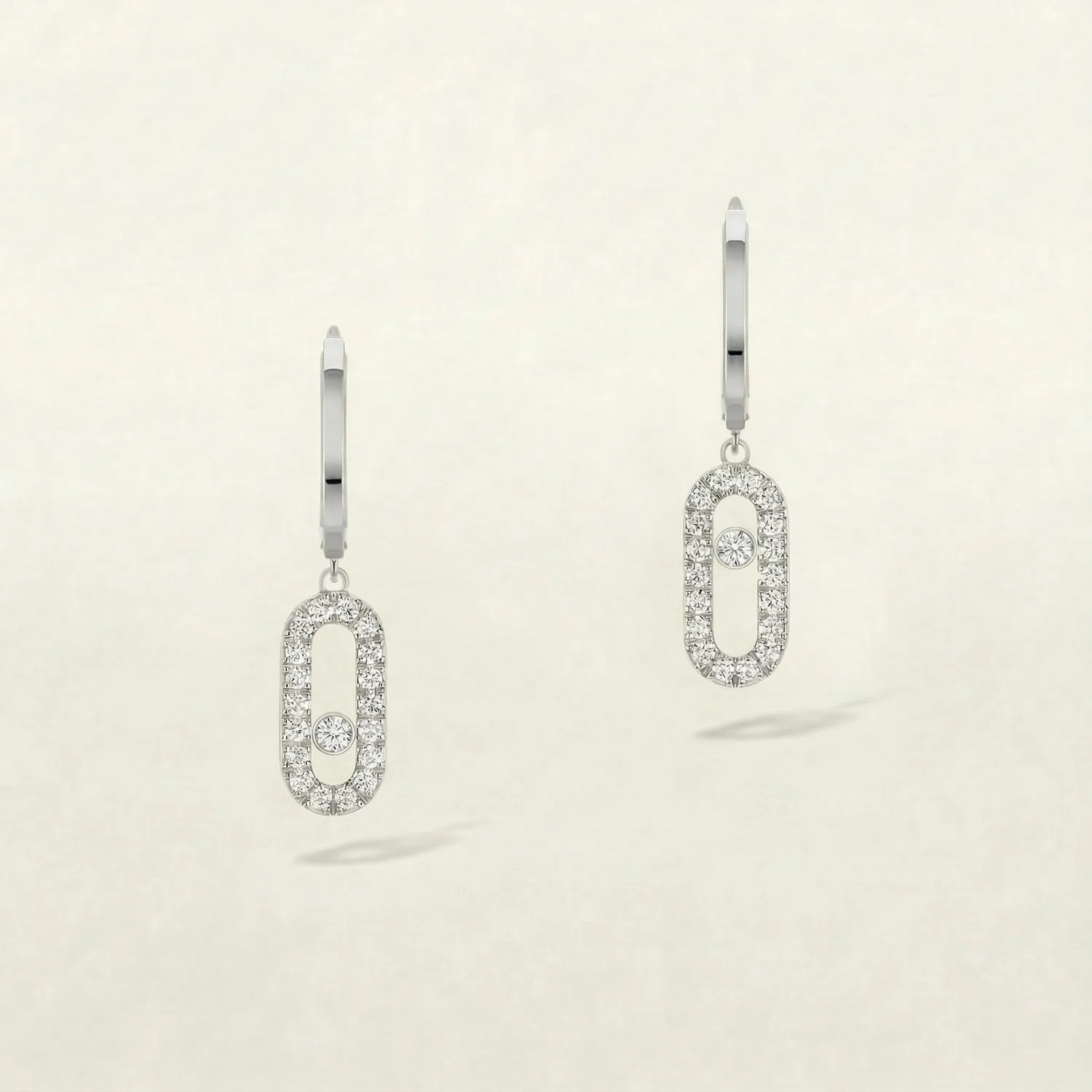 Elara Diamante Hoop Earrings (in gold & silver)