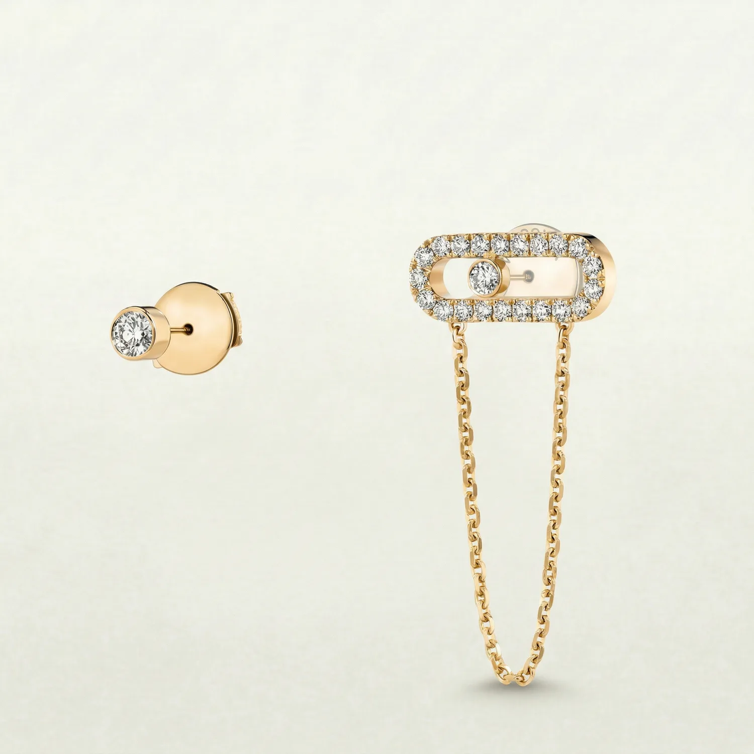 Molly Diamanté Chain Layering Earring