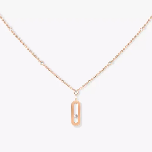 Mollyanne Rose Gold Uno Long Necklace