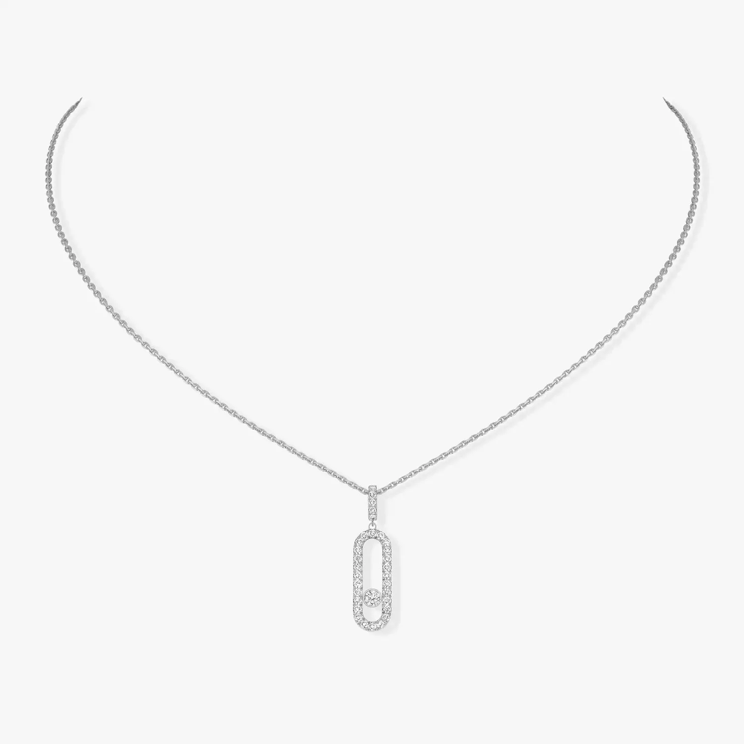 Mollyanne Uno Long Necklace (in gold & silver)