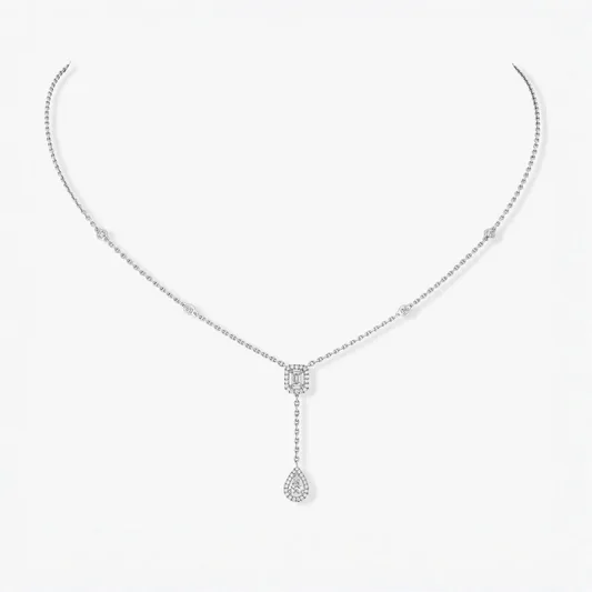 Mollyanne Twin Silver Necklace