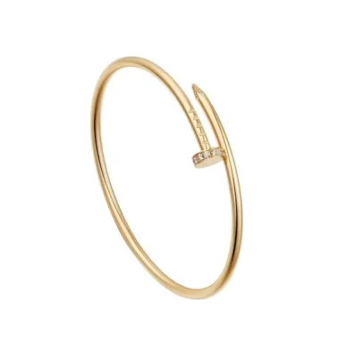 Flexible adjustable Nail Bracelet (gold & silver)