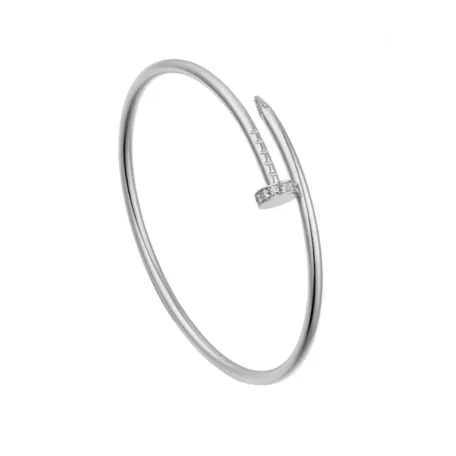Flexible adjustable Nail Bracelet (gold & silver)