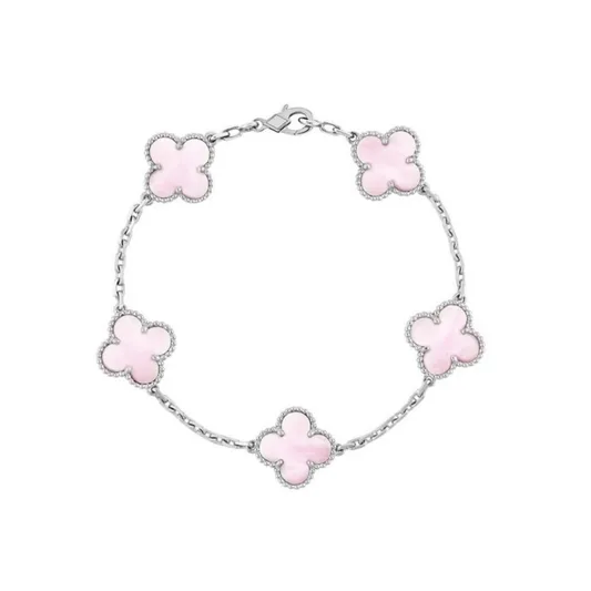 Silver Pink Lindsay Bracelet