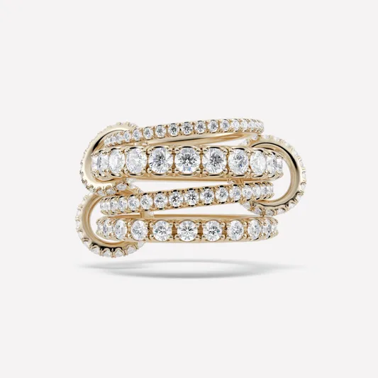 Bella Stacked Ring ( in gold & silver)