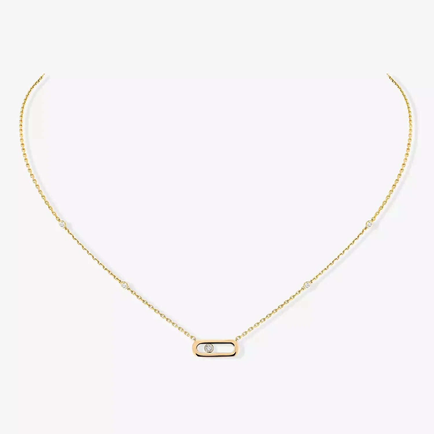 Mollyanne Gold Uno Necklace
