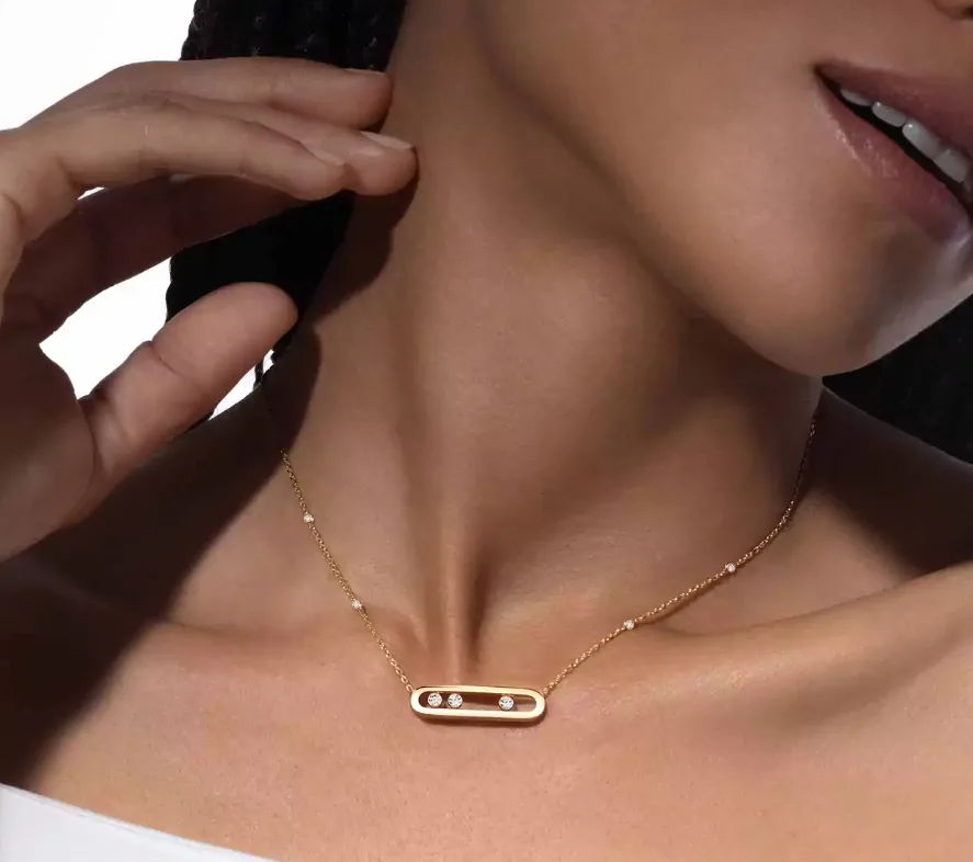 Mollyanne Gold Movement Necklace